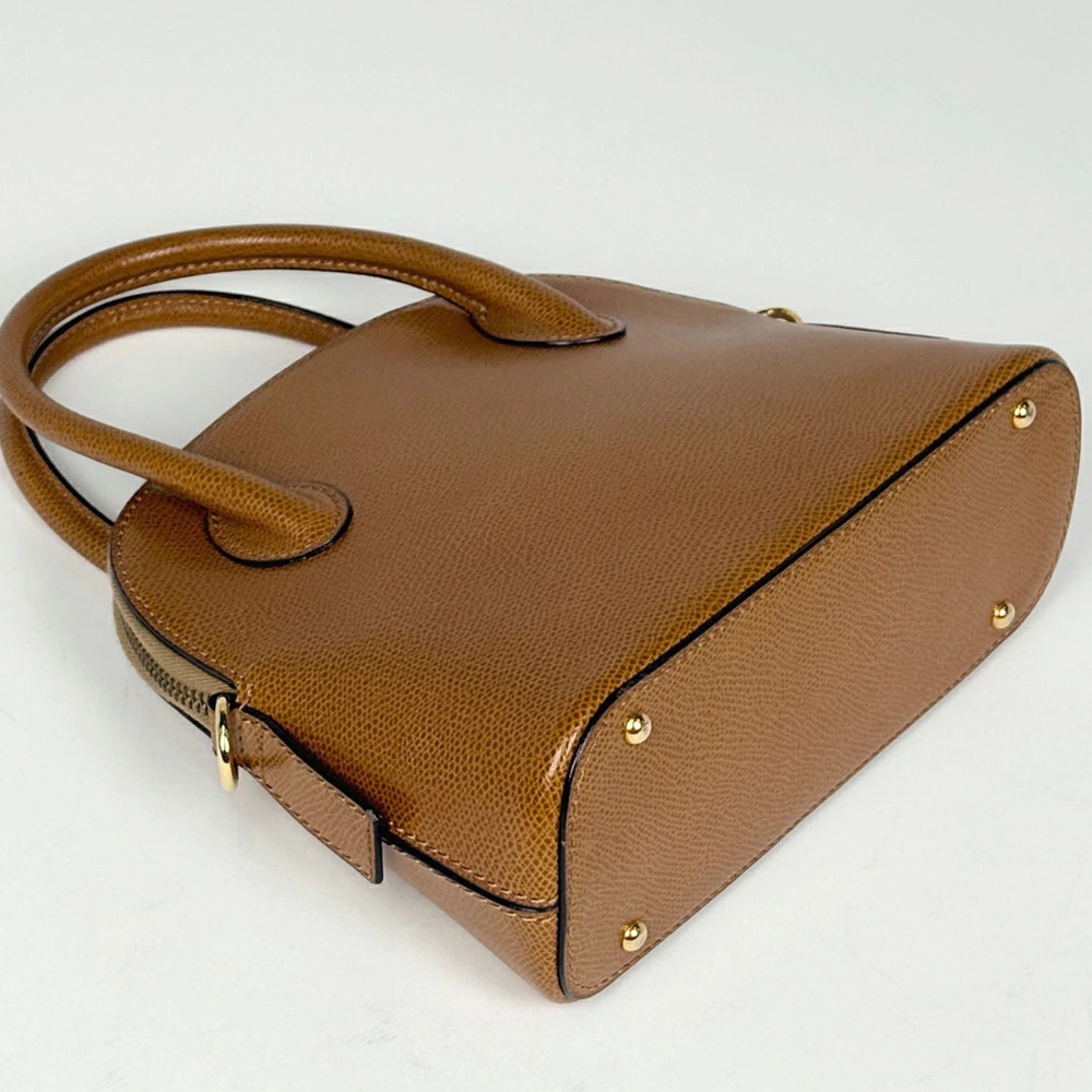 Celine logo handbag shoulder bag leather brown - Picture 2 of 7